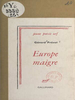 cover image of Europe maigre